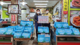 [포토뉴스] ‘함께 이겨내는 백산마을 희망도시락’