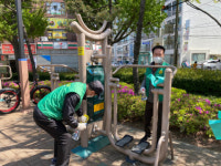 연산8동, 자율방역단 코로나19 대응 방역