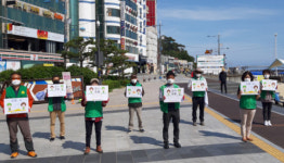 서구 암남동 새마을협의회, 부녀회 ‘생활 속 거리두기’캠페인 및 소독 실시