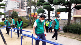 연산9동 새마을단체, 코로나19 확산방지 방역