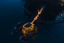 부산 송도해수욕장 명물 ‘송도용궁구름다리’ 복원