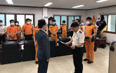 해운대소방서, 화재현장 초기 인명대피 유도한 시민 표창
