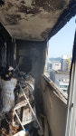진주시 강남동 아파트 11층에 불, 인명피해 없어