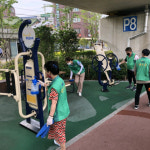 거제4동 새마을단체, 방역활동 및 환경정비 실시