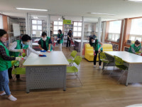서구 서대신4동 새마을부녀회·새마을문고회 합동 방역소독 실시