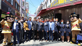 동래소방서, 전통시장 의용소방대 발대식 개최