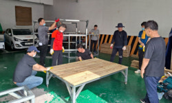 수정4동 청년회, 행복 평상 제작·설치