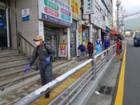자유총연맹 부산진구 가야1동분회, 코로나19 방역 및 환경정비