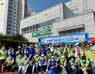 해운대구 재송1동, 우수기 대비 환경정화 운동 실시