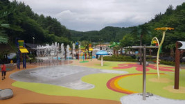진주 꿈키움동산에 무료  어린이 물놀이터 5일 개장