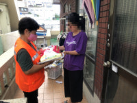 사상구 학장동 명예사회복지공무원, 사랑의 백미 전달