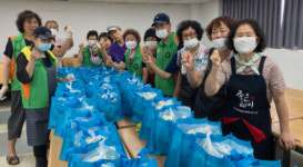 해운대구 재송1동 자율방재단, 코로나 극복 영양삼계탕 배달사업 추진