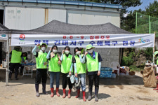 NH농협은행 대학생봉사단 N돌핀 부산팀, 수해복구 일손돕기 지원