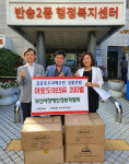 부산시 장애인정보화협회, 해운대구 반송2동에 아웃도어의류 200벌 기탁