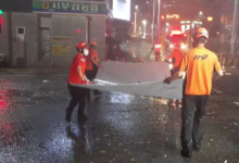 [속보] 오전 2시부터 부산 동서고가로도 전면 통제