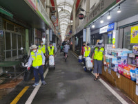 사상구 삼락동 주민자율방역단, 코로나19 지역사회 감염확산 방지를 위한 생활방역활동 강화