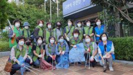 구서1동 통장협의회, 추석맞이 환경정비 실시