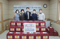 부민동, 한가위 효(孝) 잔치 선물꾸러미 전달식 개최