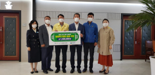 창원축구센터, 코로나19 대응 특별수당 이웃돕기 성금으로 기탁