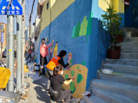 괴정3동 주민자치회, 마음을 잇는 오작교 스케치(벽화) 조성