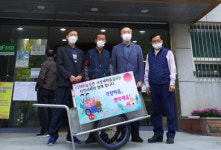 사상구 모라3동 ‘걱정비움, 행복채움’ 손수레 전달