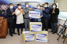 (사)한국해양소년단 부산연맹, 수영구 코로나 -19 극복을 위한 관내 택시업체 3개소 마스크 지원