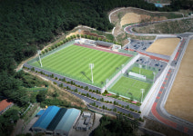 양산 동면 체육공원과 상북스포츠파크 연말 준공 앞두고 마무리 공사 한창