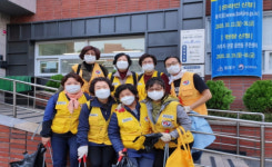 명장2동 적십자봉사회, 가을맞이 환경정비 실시