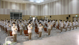 부산가톨릭대 간호학과 56회 나이팅게일 선서식 개최