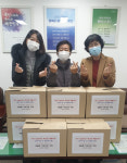 중구 극동마트, 생필품세트 후원 물품 전달