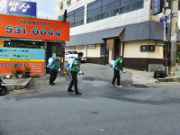 해운대구 반여1동 자율방역단, 코로나19 확산 방지 방역활동