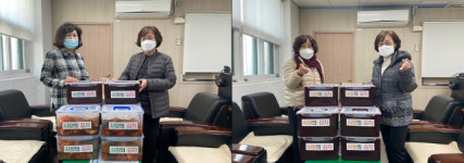 복산동 통장, 불법 전단지 수거 보상비로 ‘사랑의 김치’ 기부