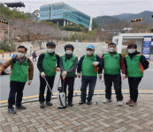 금곡동 자율방재단, 관내 다중밀집시설 등 방역 실시