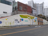 전포2동, 진남로 일대 옹벽 및 계단 벽화 조성 완료