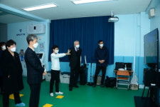 연제구, 거학·연천 초등학교 가상현실 스포츠실 개소식