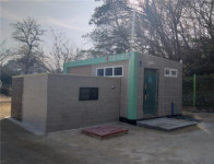 동수영중학교 운동장 신축화장실 준공