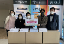 고리원자력본부, 주변지역 9개 학교에 마스크 3,400세트 지원