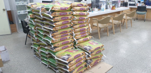 동구 수정4동 익명의 기탁자, 백미 10kg 100포 기부