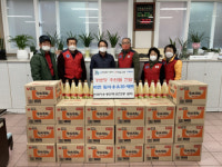 한국자유총연맹 감천2동분회, 경로당 지원 물품 전달