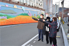 사하구 제석골 옹벽, 예술작품으로 변신