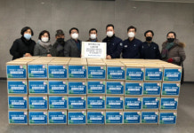 구평동 와이케이스틸㈜ 노동조합 코로나19 예방 방역물품 전달