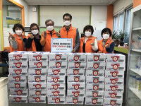 사상구 학장동 통장협의회, 「사랑의 라면」 전달