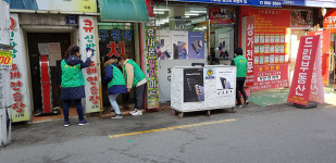 거제3동, 코로나19 확산 방지 민관 합동방역 실시