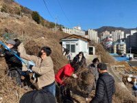 서대신3동 통장협의회, 설 명절맞이 환경정비