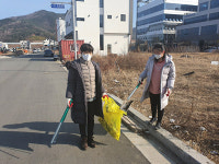 장유3동, 설맞이 환경정비 실시