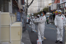 부산 남구, 코로나19 확산 방지 위해 전통시장 방역 실시