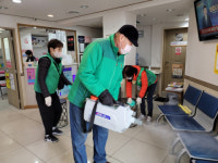 영선2동 새마을 정월대보름 코로나 밟기 실시
