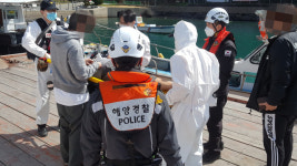 통영해경, 욕지도 응급환자 긴급 이송