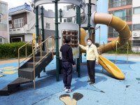 마산회원구청장, 어린이공원 현장 점검