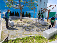 영선2동 새마을단체, 코로나19 방역 실시